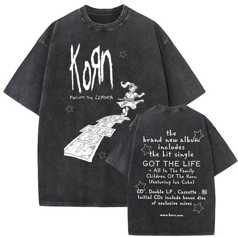 Metalvintagewashedkornrockprintalternativebandnunew - Image 1